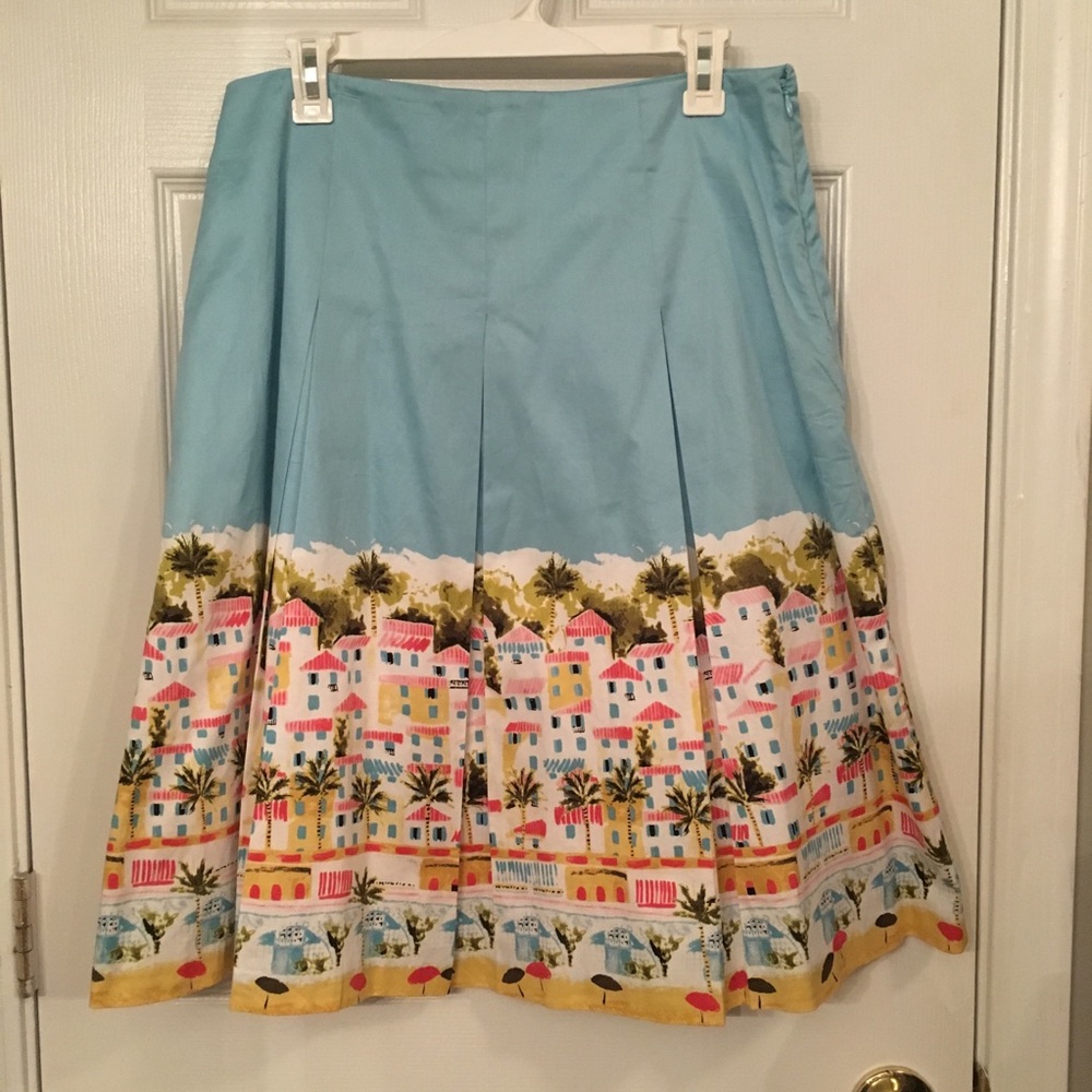 Talbots cityscape skirt